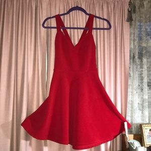Red size small forever 21 dress
